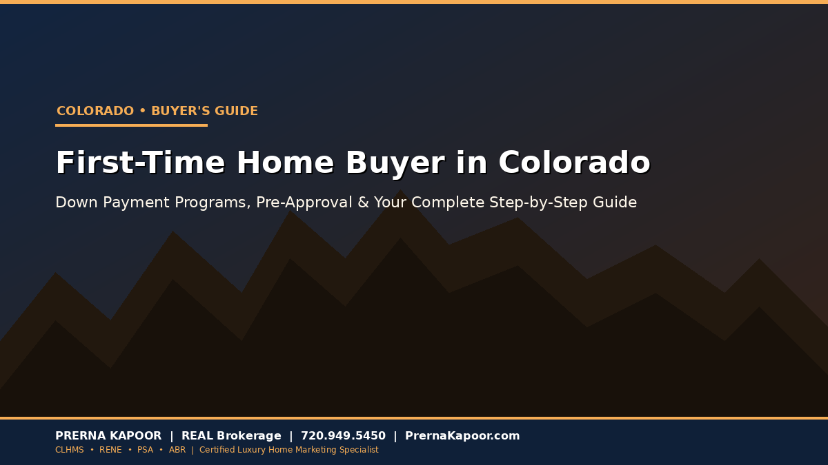 First-Time Home Buyer in Colorado: Everything You Need to Know (2026)