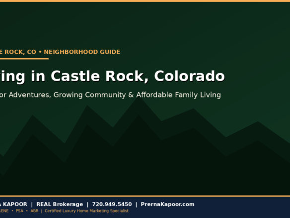 Living in Castle Rock, CO: 2026 Neighborhood Guide