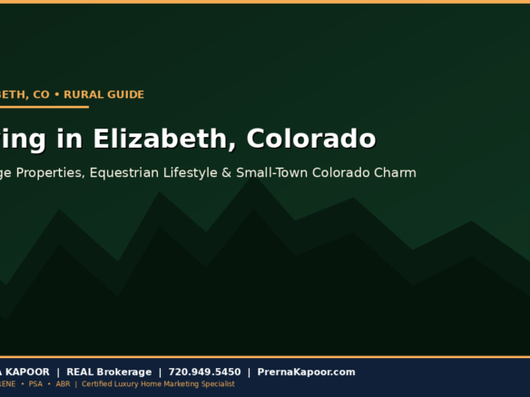 Living in Elizabeth, CO: 2026 Guide to Acreage & Horse Properties