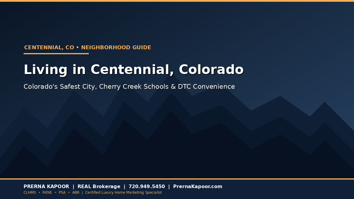 Living in Centennial, CO: 2026 Neighborhood Guide