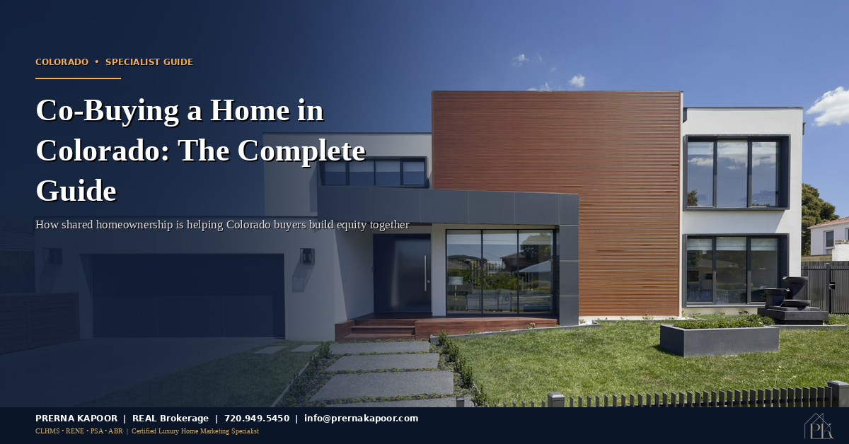 Co-buying a home in Colorado - shared homeownership guide for buyers