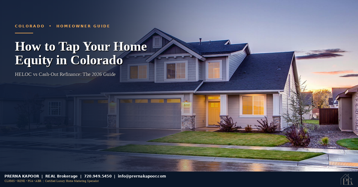 Colorado home equity HELOC vs cash-out refinance guide 2026