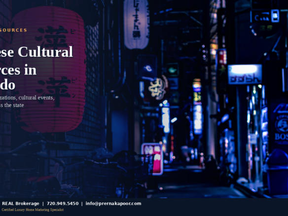 Japanese cultural resources and community organizations in Colorado - zen garden with traditional lanterns