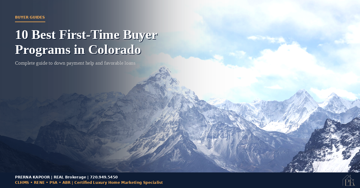 First-time home buyer programs in Colorado 2026 guide
