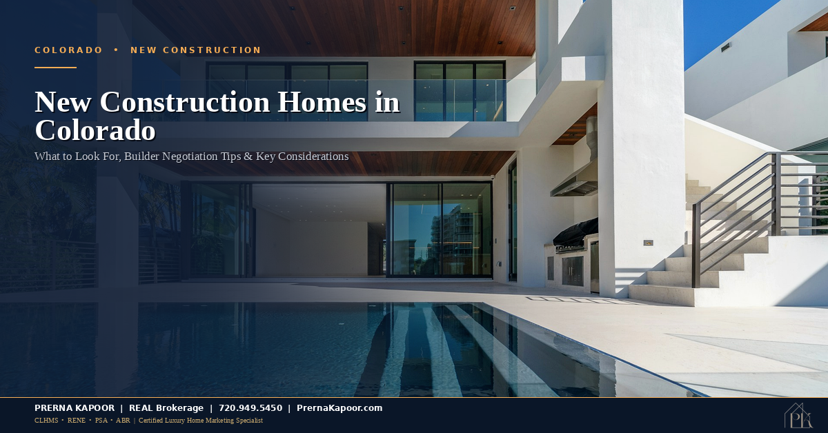 New Construction Homes Colorado - Prerna Kapoor REALTOR