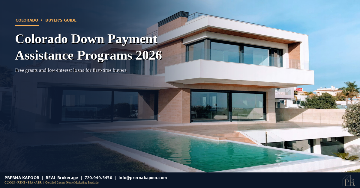 Colorado down payment assistance programs 2026 - grants and loans for first-time home buyers