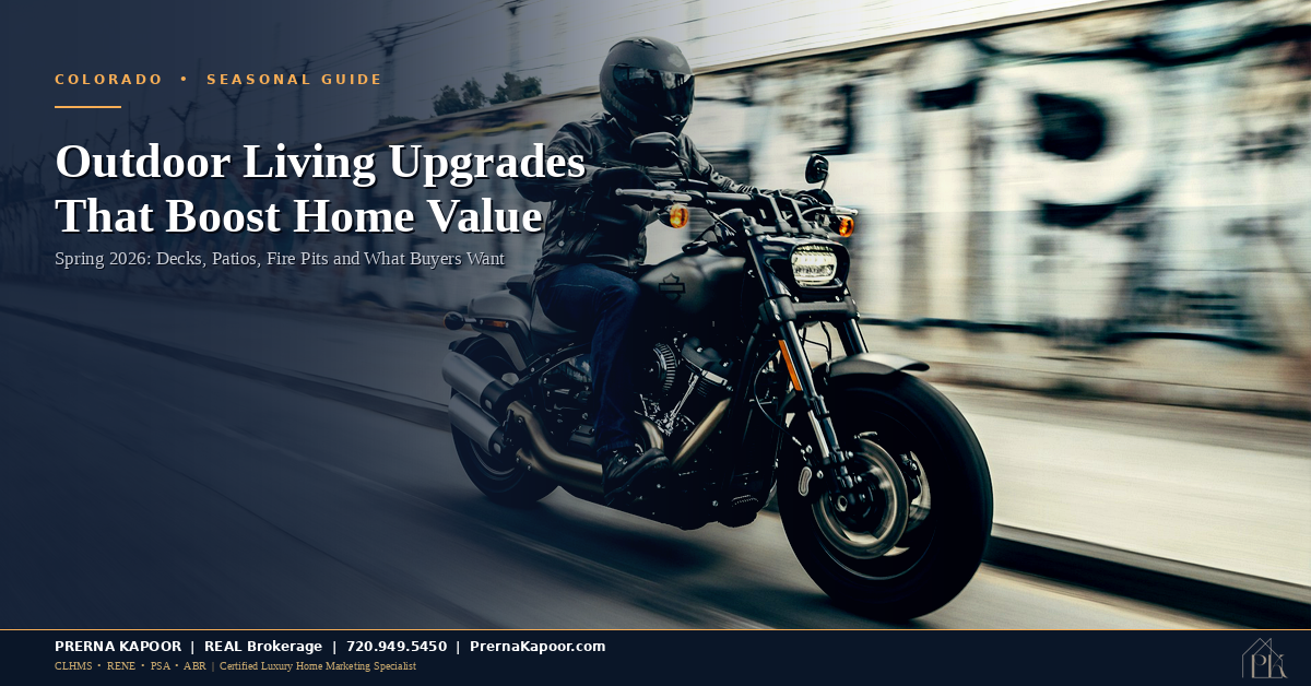 Colorado outdoor living upgrades that boost home value - deck and patio scene