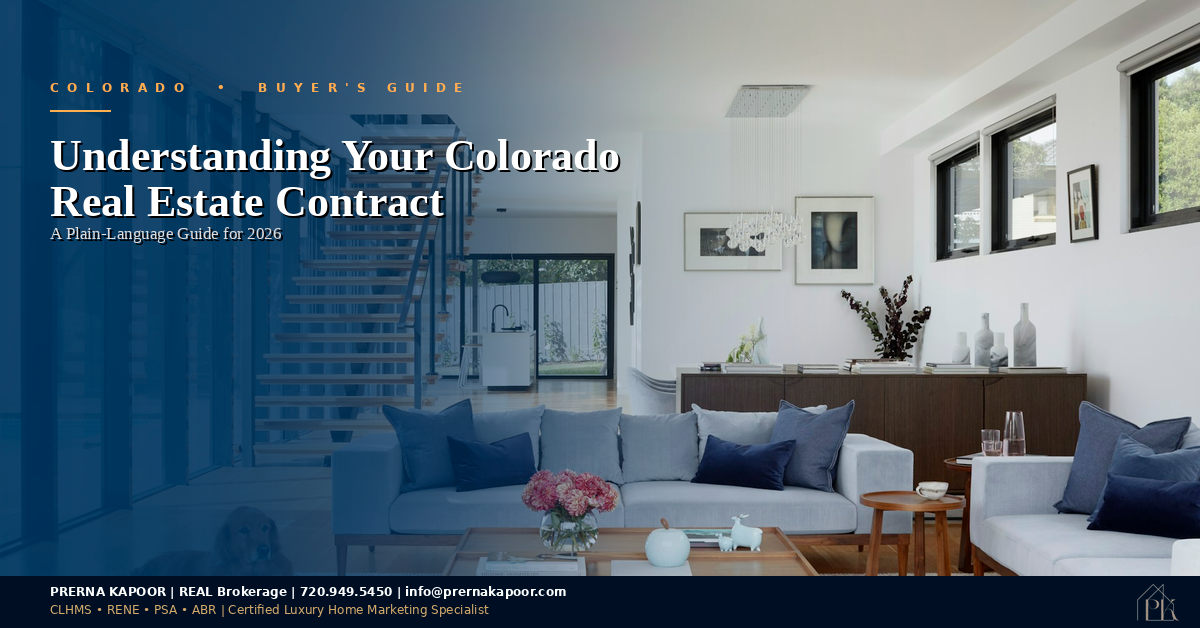 Colorado Real Estate Contract Guide 2026