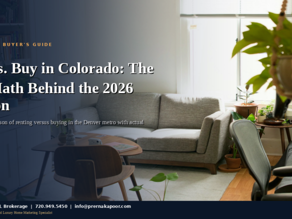 Rent vs Buy in Colorado 2026 cost comparison - modern living room interior