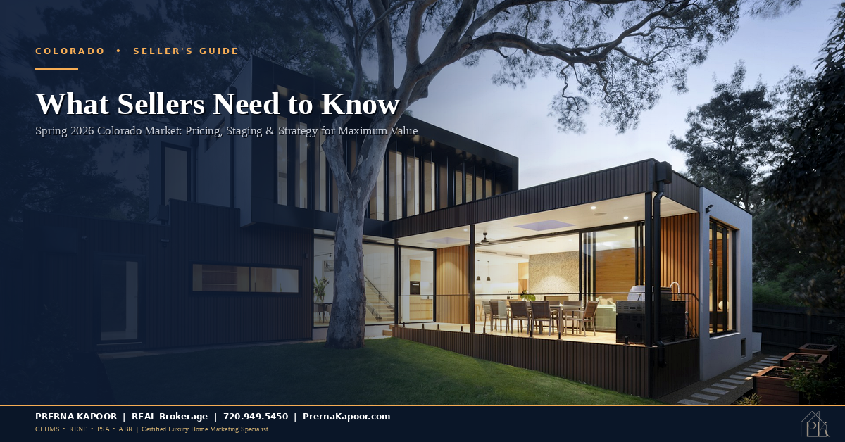 What Sellers Need to Know Spring 2026 - Prerna Kapoor REALTOR