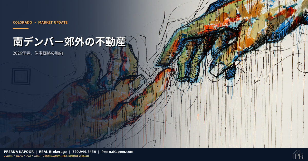 南デンバー郊外の不動産 - 2026年春の住宅価格動向