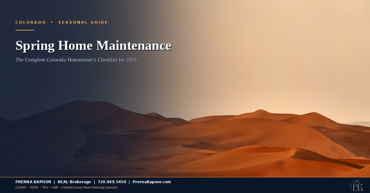 Spring home maintenance checklist for Colorado homeowners - featured image