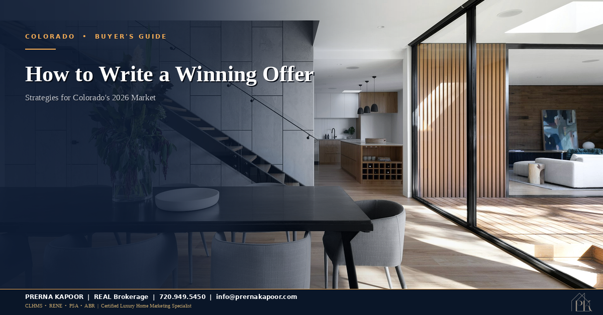 How to write a winning offer on a Colorado home in 2026