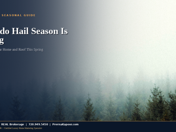 Colorado hail season 2026 - protecting your home and roof