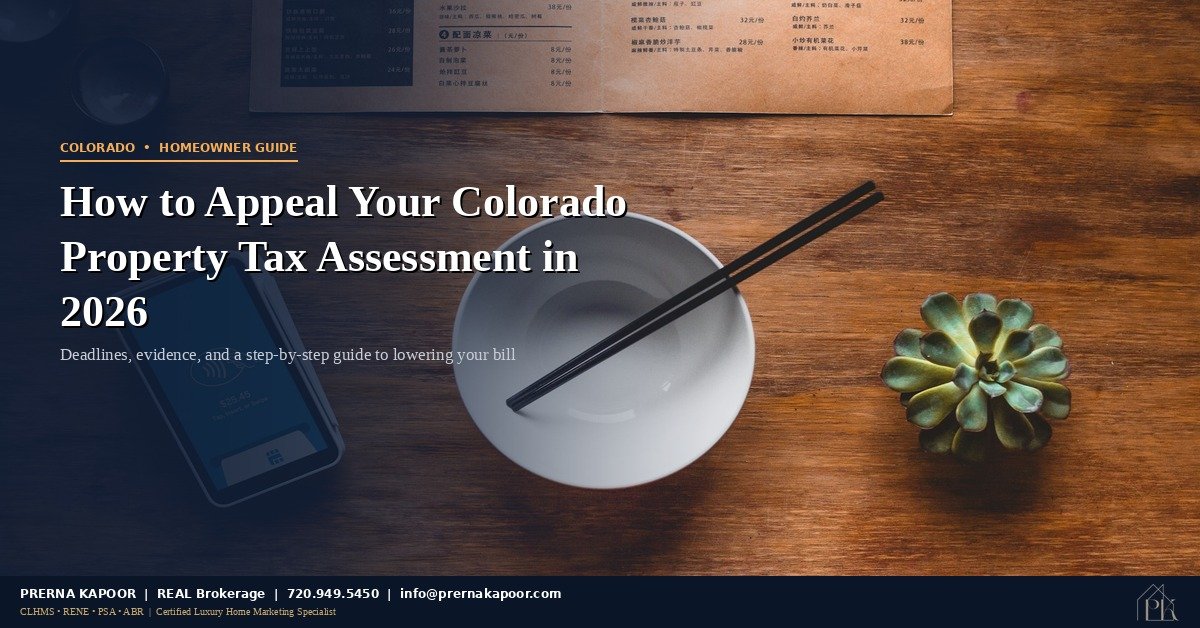 Colorado property tax appeal guide - documents and home