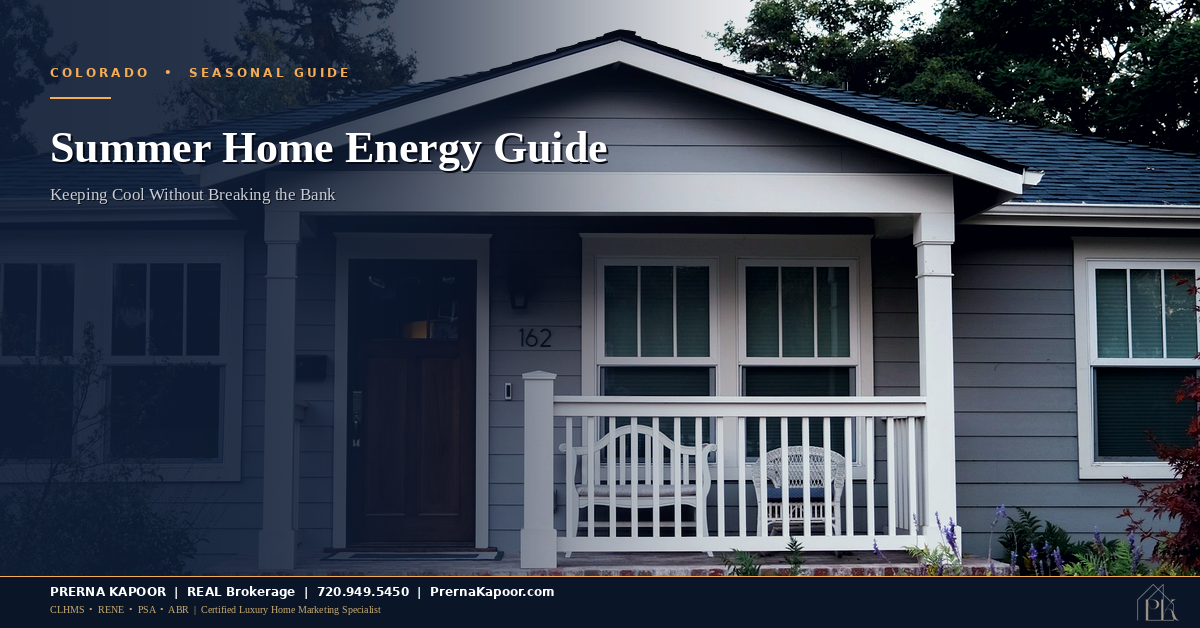 Colorado summer home energy efficiency tips for homeowners