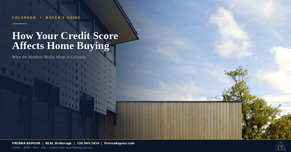 How your credit score affects home buying in Colorado