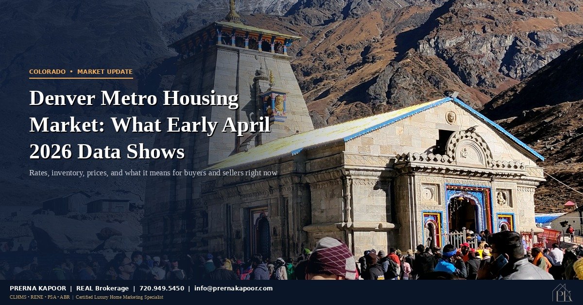 Denver metro housing market update early April 2026
