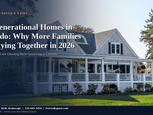 Multigenerational family home in Colorado with separate living spaces