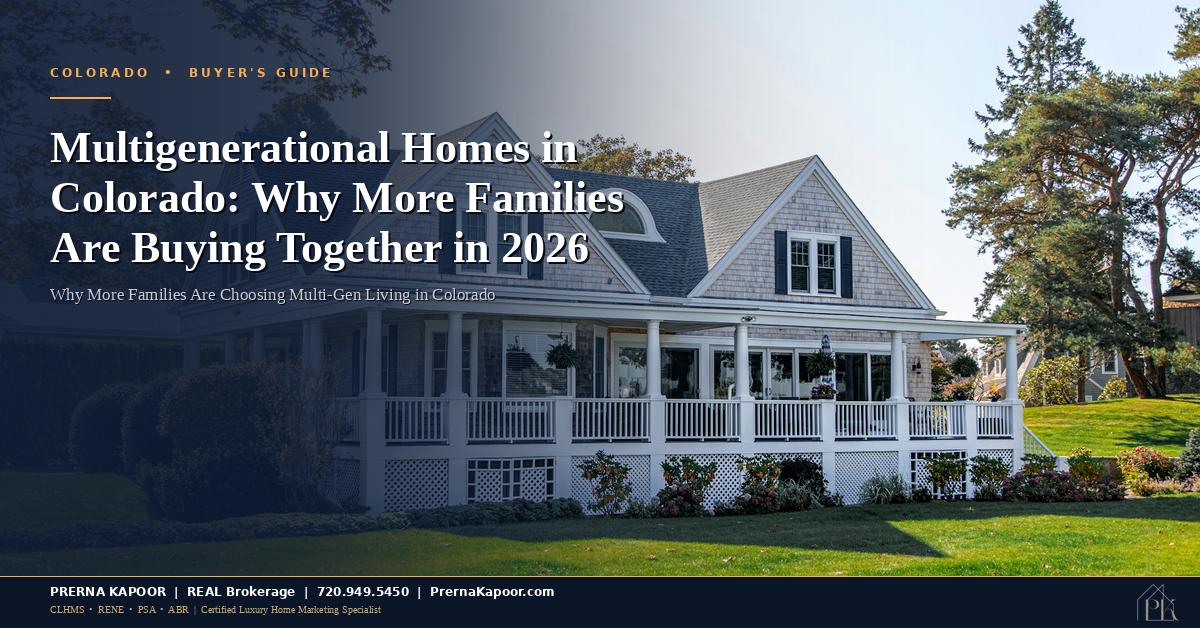 Multigenerational family home in Colorado with separate living spaces