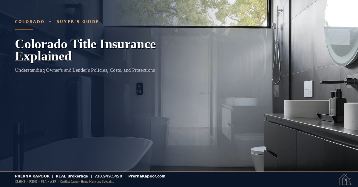 Colorado title insurance guide
