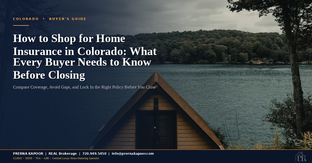 Modern Colorado home exterior, representing home insurance coverage for new buyers