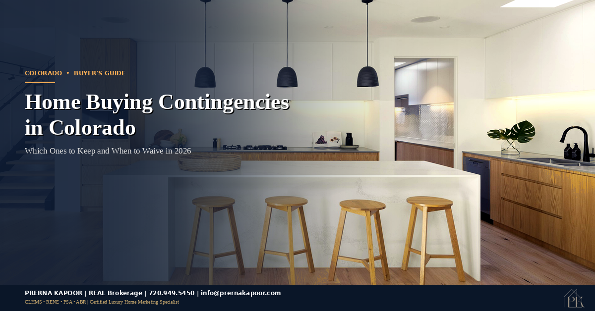 Home buying contingencies guide for Colorado buyers - understanding inspection, appraisal, and financing contingencies