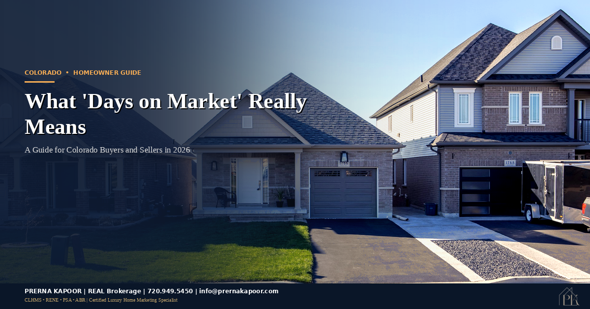 Understanding days on market for Colorado home buyers and sellers - residential home exterior