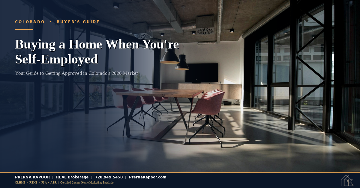 Guide to buying a home in Colorado when self-employed