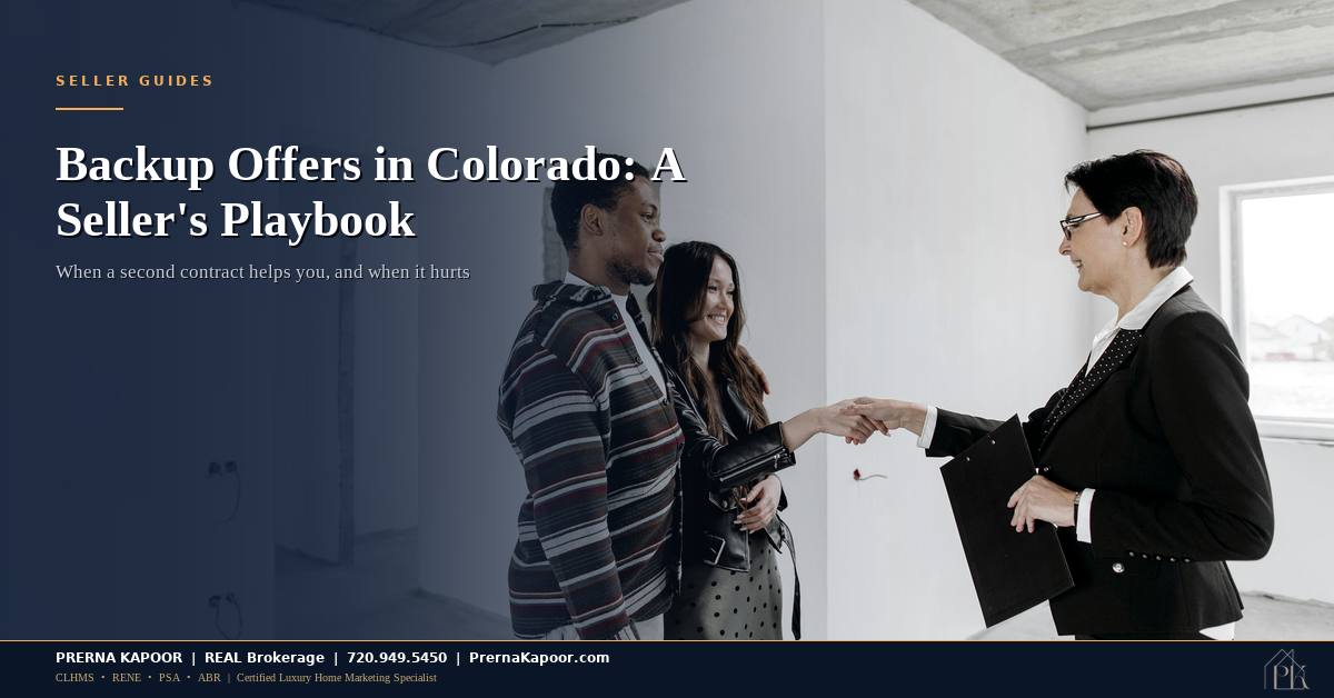 What Colorado Sellers Need to Know About Backup Offers (Before You Accept One)