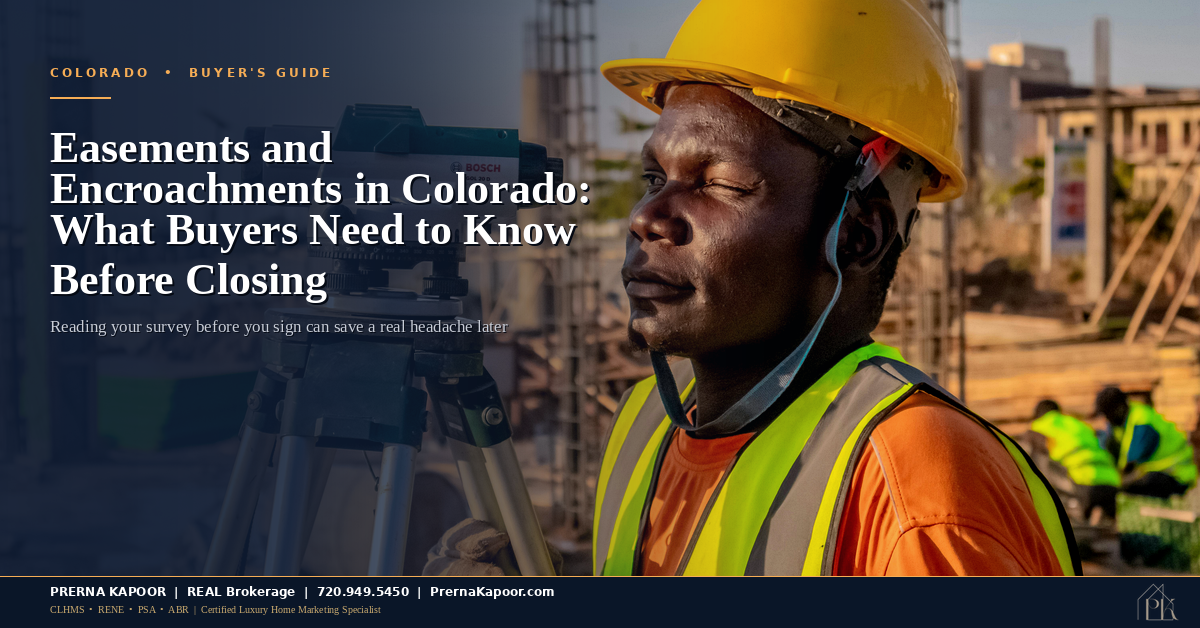 Easements and Encroachments in Colorado: What Buyers Need to Know Before Closing