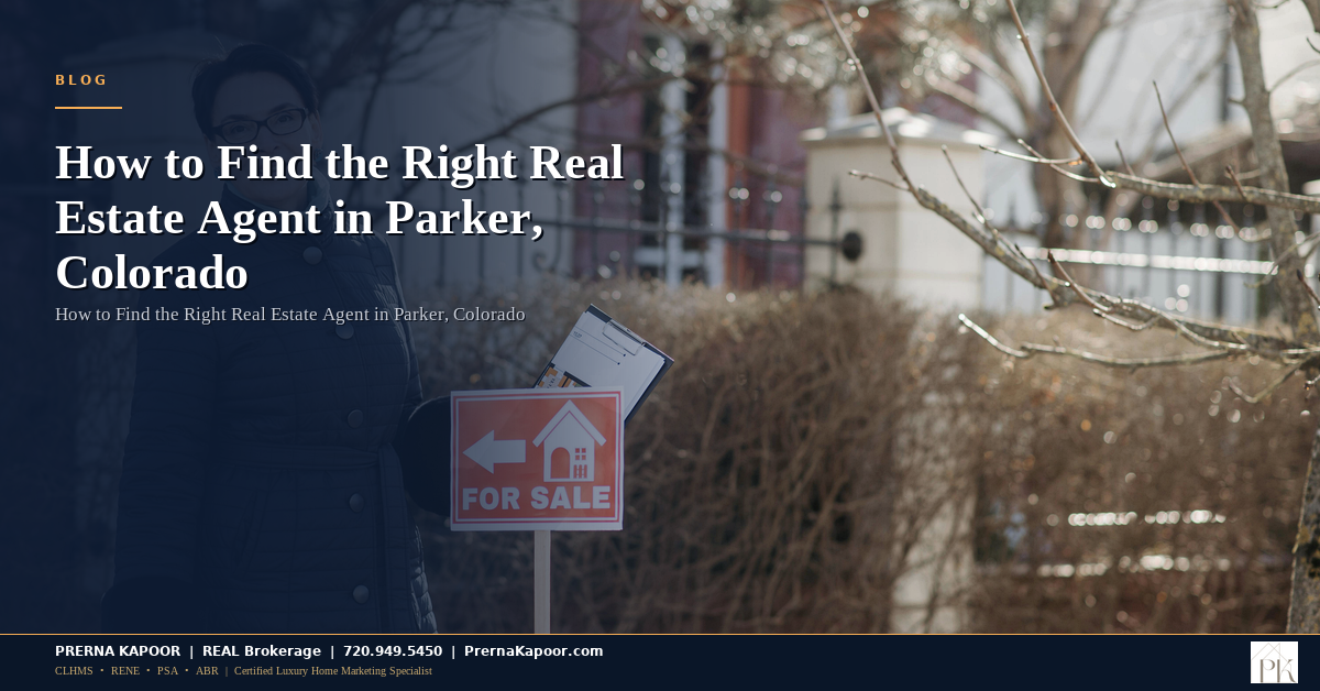 How to Find the Right Real Estate Agent in Parker, Colorado - featured image