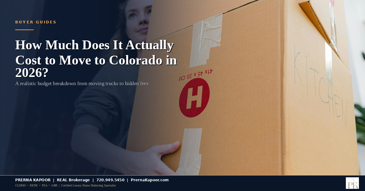 Colorado moving costs and relocation budget guide 2026