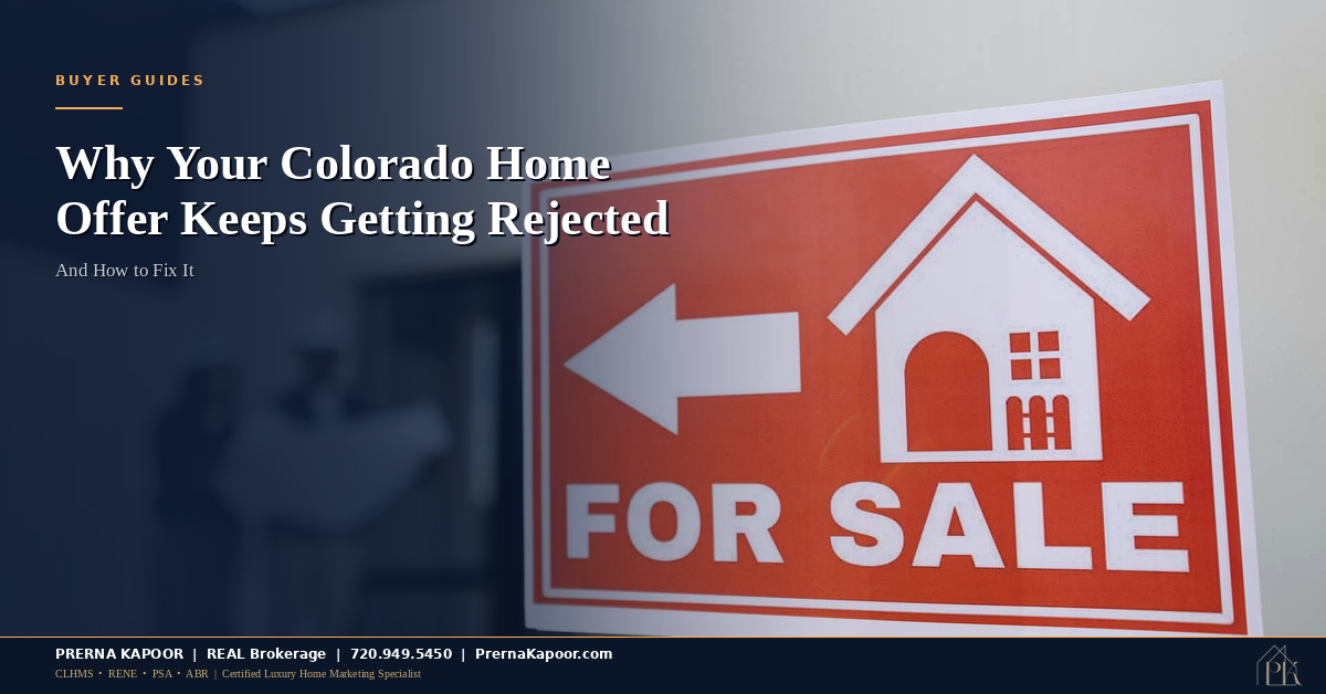 Couple reviewing home offer documents with their real estate agent