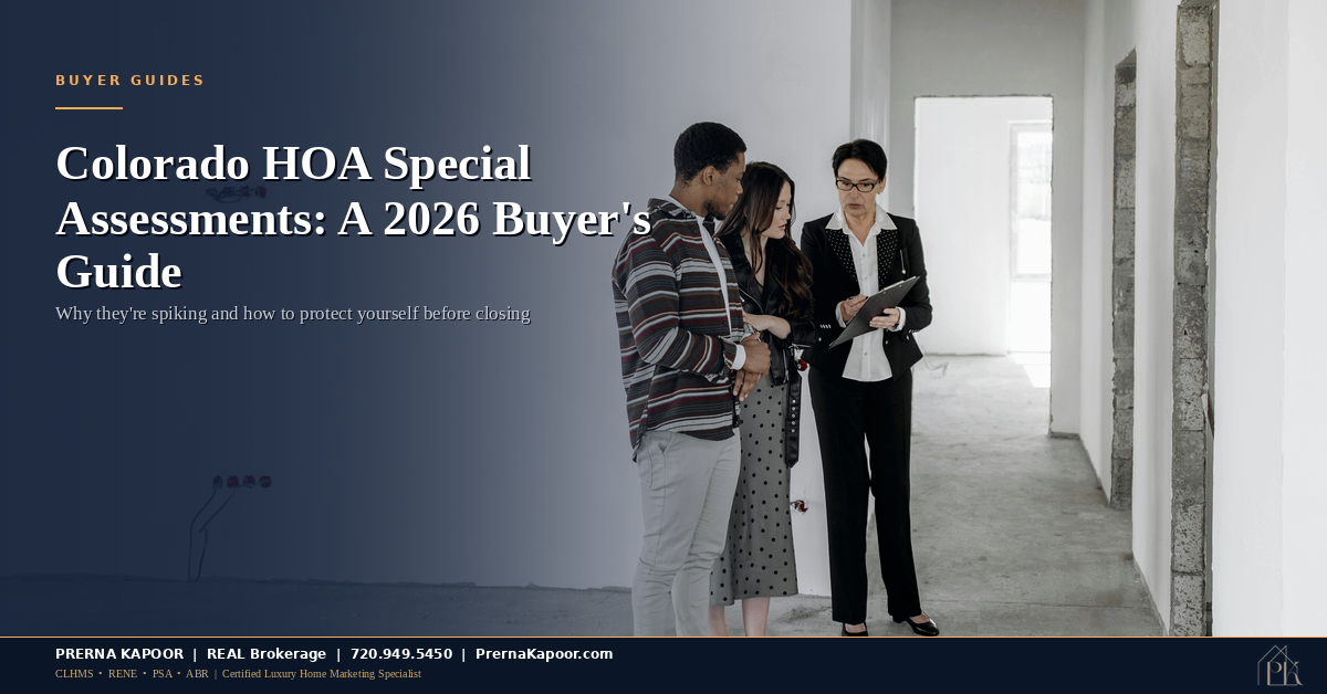 Colorado HOA Special Assessments: What Buyers Should Look For Before Closing in 2026