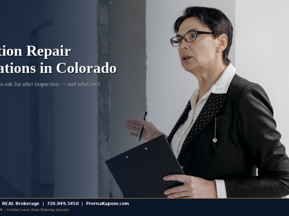 Inspector in suit holding a clipboard reviewing items for a Colorado home inspection