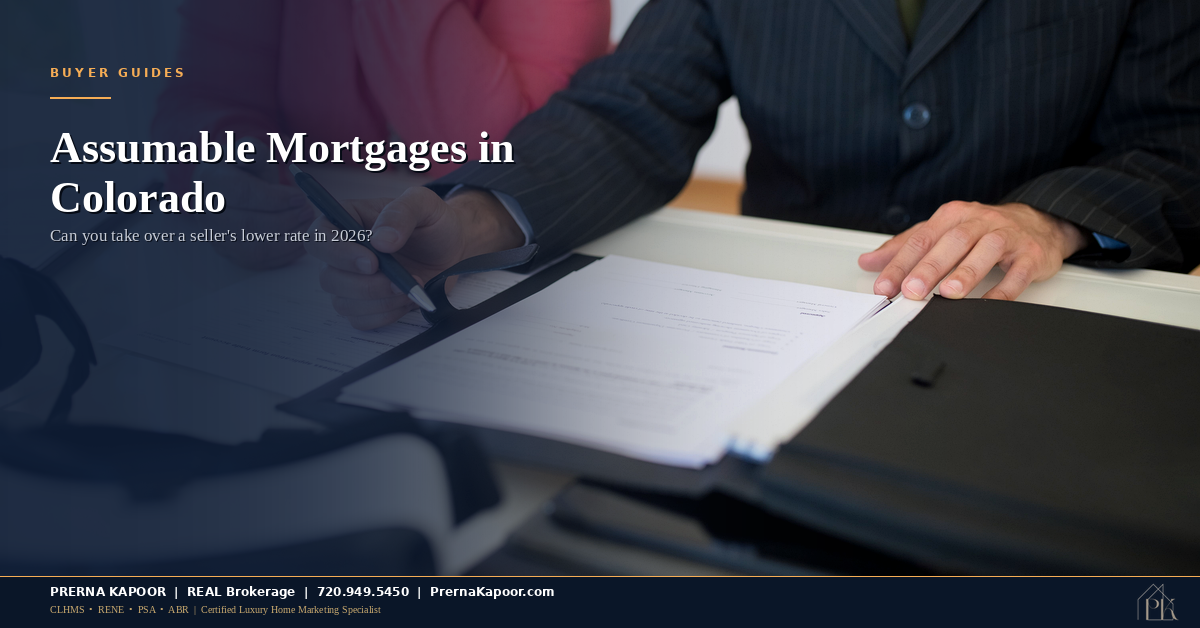 Assumable Mortgages in Colorado: Can You Take Over a Seller’s Lower Rate in 2026?