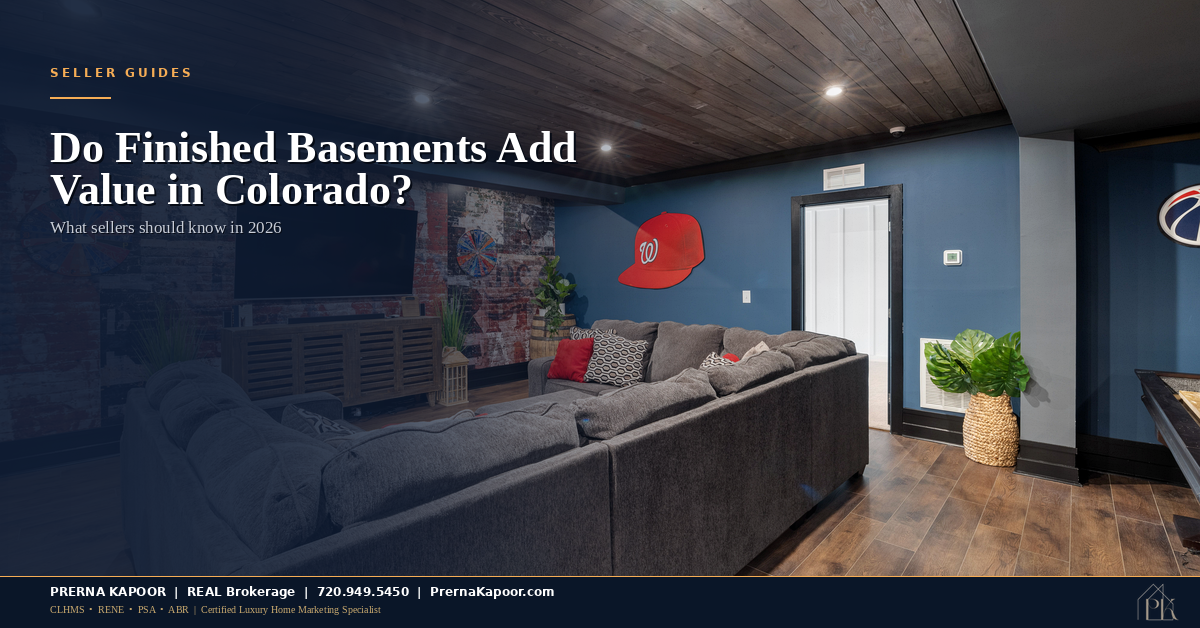 Do Finished Basements Actually Add Value in Colorado?