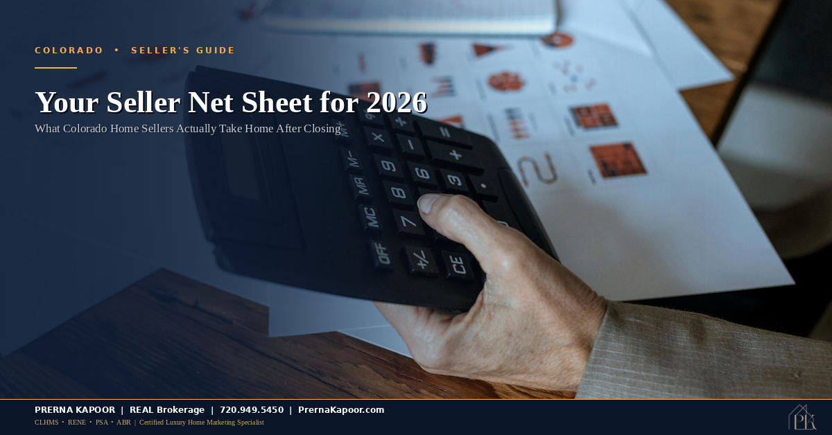 Colorado Seller Net Sheet 2026: What You Actually Take Home After Closing