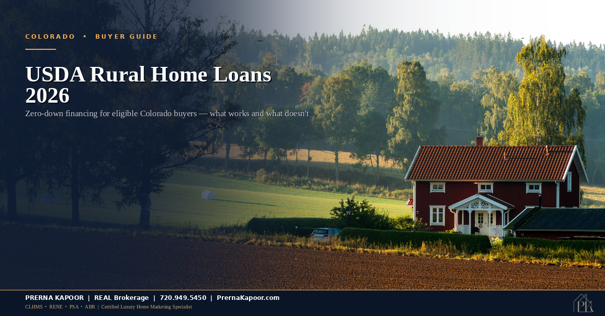 Colorado USDA Rural Home Loans 2026: Zero-Down Financing for Eligible Buyers
