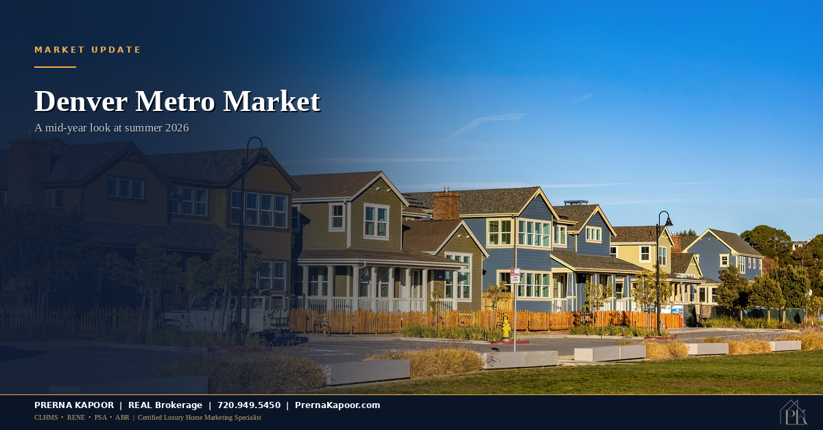 Denver metro Colorado homes - mid-year 2026 housing market