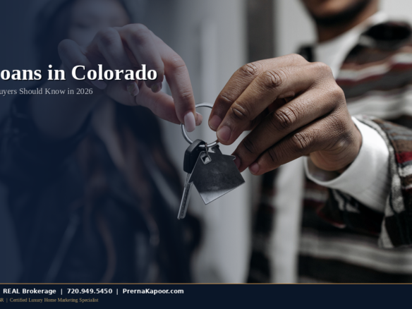 Colorado first-time home buyer reviewing FHA loan paperwork