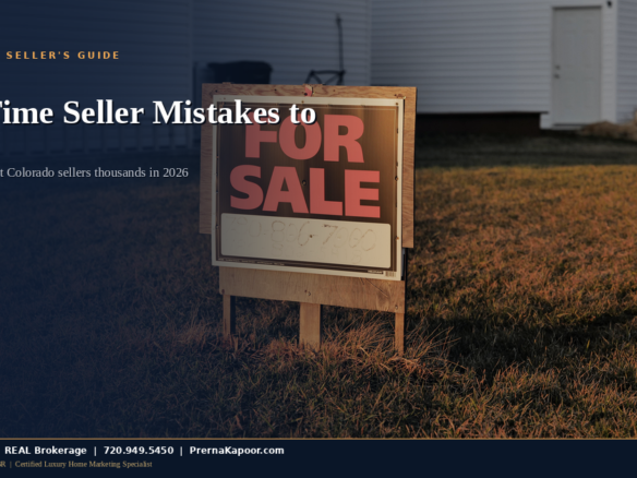 First-time Colorado home seller mistakes to avoid 2026
