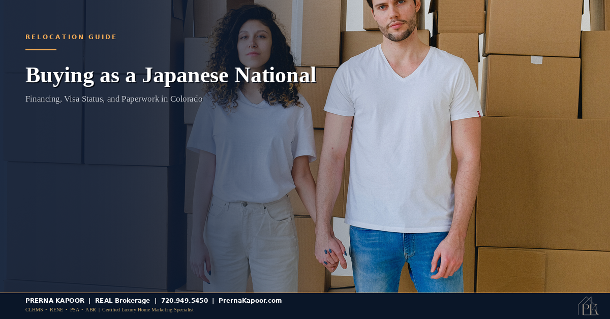 Buying a Home in Colorado as a Japanese National: Financing, Visa Status, and the Paperwork You’ll Actually Need