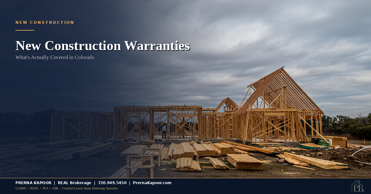 New Construction Home Warranties in Colorado: What’s Actually Covered