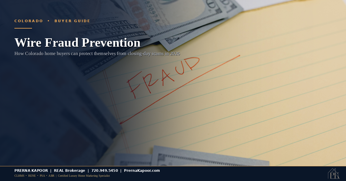 Wire Fraud Prevention in Colorado Real Estate Transactions: A 2026 Buyer’s Guide