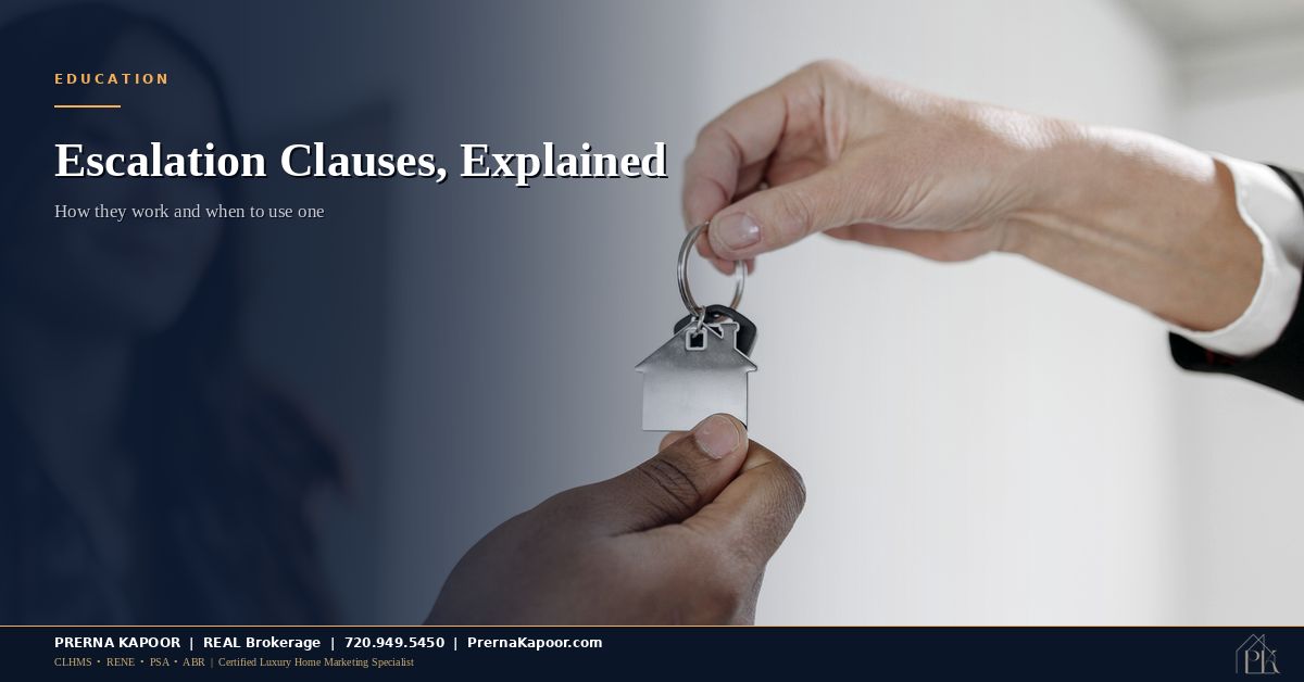 Escalation Clauses in Colorado: How They Work and When to Use One