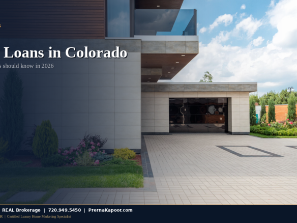 Modern luxury home exterior in Colorado representing jumbo loan financing for high-end buyers