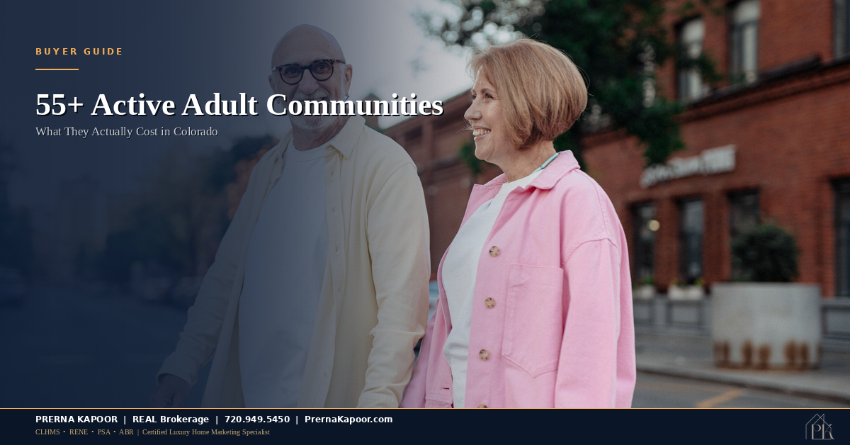 55+ Active Adult Communities in Colorado: What They Actually Cost and What You Get