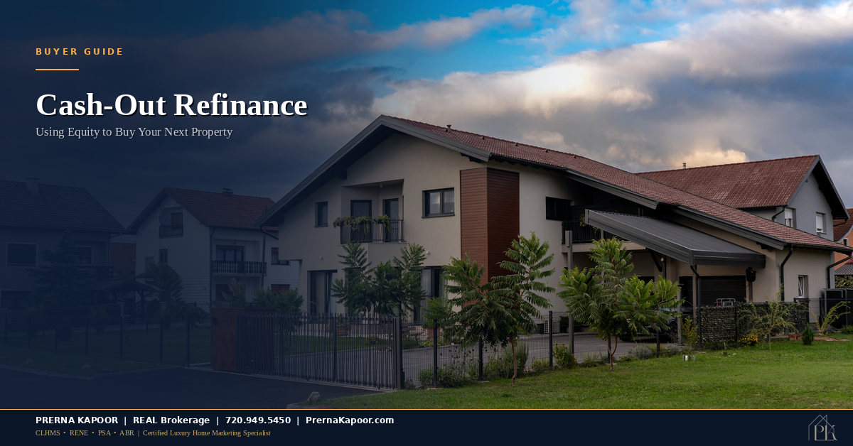 A Colorado home exterior representing home equity used for a cash-out refinance to buy a second property